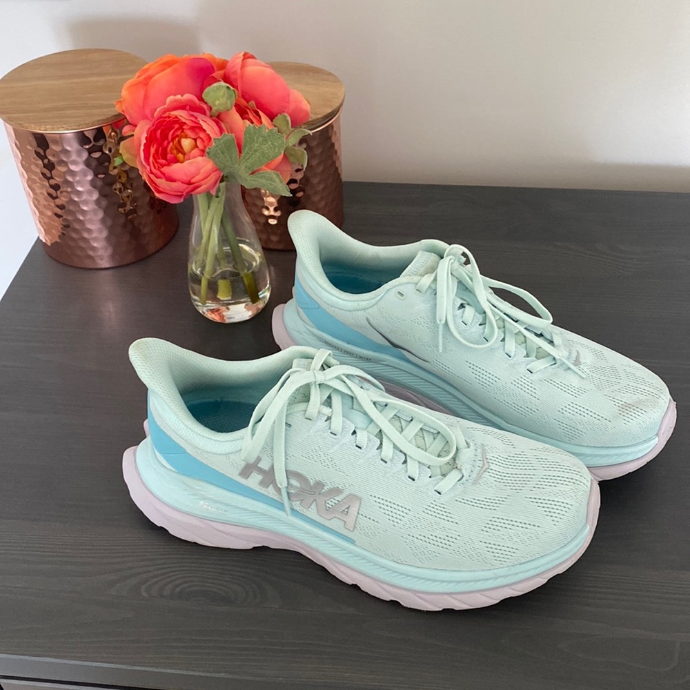 Women’s HOKA Mach 4 Teal Sneakers